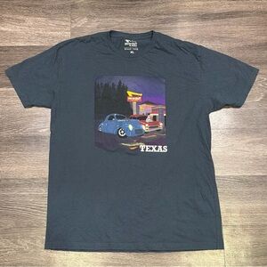 In And Out Burger Shirt Texas Navy Blue Mens Extra Large